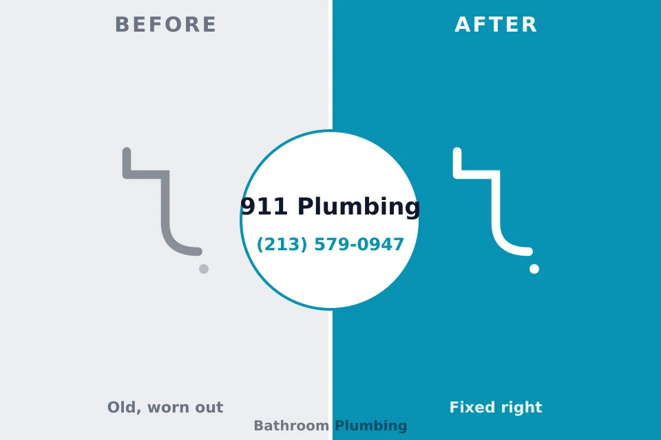 Before and after: plumbing company Hobe Sound, FL